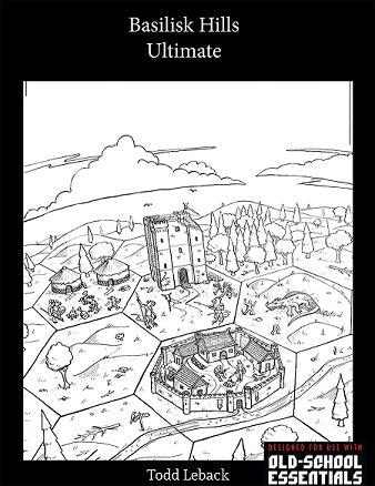 Basilisk Hills Ultimate Hardcover, English Edition, Role Playing Game